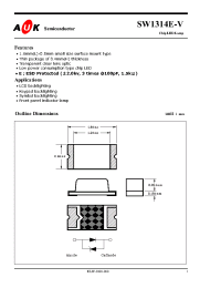 Datasheet SW1314E-V manufacturer AUK