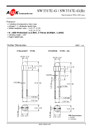 Datasheet SW3317E-G(B) manufacturer AUK
