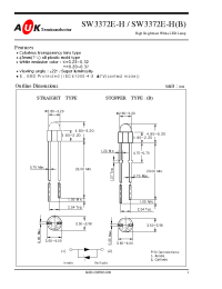 Datasheet SW3372E-H(B) manufacturer AUK