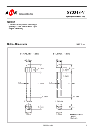 Datasheet SY3318-V manufacturer AUK