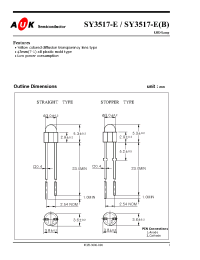 Datasheet SY3517-E(B) manufacturer AUK
