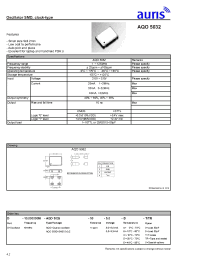 Datasheet AQO5032 manufacturer Auris