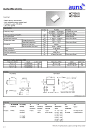 Datasheet HC7050 manufacturer Auris
