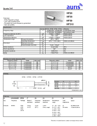 Datasheet HF39 производства Auris