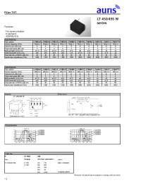 Datasheet LT450W manufacturer Auris