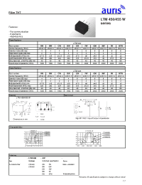 Datasheet LTM455GW manufacturer Auris