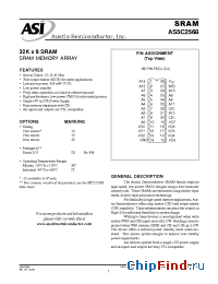 Datasheet AS5C2568DJ-12/883C manufacturer Austin