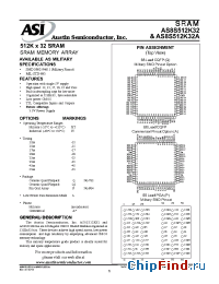 Datasheet AS8S512K32-25 manufacturer Austin