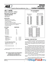 Datasheet MT5C1001C-45/883C manufacturer Austin