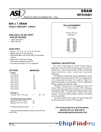 Datasheet MT5C6401-35 manufacturer Austin