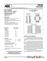 Datasheet MT5C6408C-12L/883C manufacturer Austin