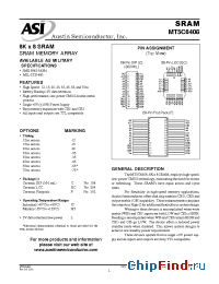 Datasheet MT5C6408F-70L/IT производства Austin