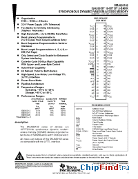Datasheet SMJ626162-12 manufacturer Austin