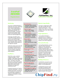 Datasheet AES3500 manufacturer Authentec
