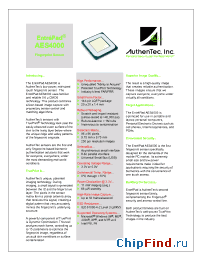 Datasheet AES4000 manufacturer Authentec