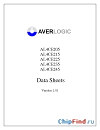 Datasheet AL4CE205 manufacturer AverLogic