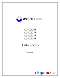 Datasheet AL4CX283 manufacturer AverLogic
