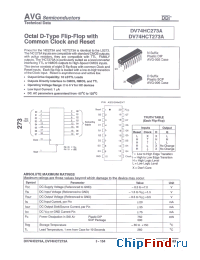 Datasheet AVGDV74HCT273AD manufacturer AVG