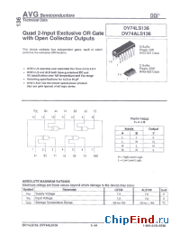 Datasheet AVGDV74LS136N manufacturer AVG