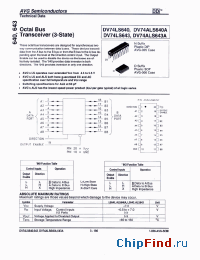 Datasheet DV74ALS643A manufacturer AVG