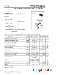 Datasheet MMBT3904LT1 manufacturer AvicTek