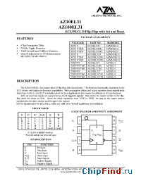 Datasheet AZ100EL31DR1 manufacturer Arizona Microtek