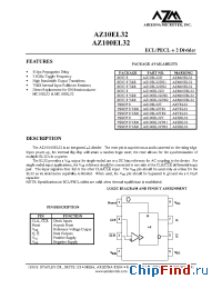 Datasheet AZ100EL32 manufacturer Arizona Microtek