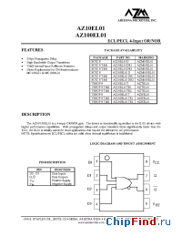 Datasheet AZ10EL01TR1 manufacturer Arizona Microtek
