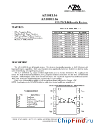 Datasheet AZ10EL16TR1 manufacturer Arizona Microtek