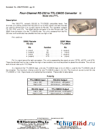 232LPTTL (B&B Electronics) - Port Powered Rs-232 To TTL Converter, Network