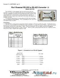 Datasheet 422PP9R manufacturer B&B Electronics