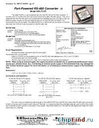 Datasheet 485LPCOR manufacturer B&B Electronics