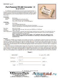 Datasheet 485SD9R4500 manufacturer B&B Electronics