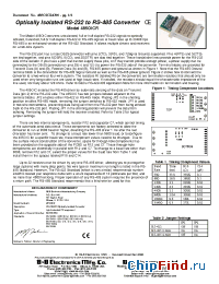 Datasheet MODEL485OICR manufacturer B&B Electronics