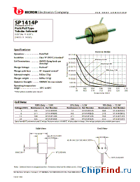 Datasheet SP1414P manufacturer Bicron