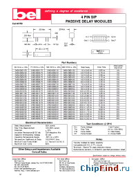 Datasheet 0403-0001-50 manufacturer BEL Fuse