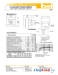 Datasheet 0574-1000-15 manufacturer BEL Fuse