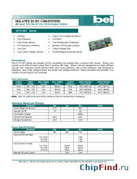 Datasheet 07CY-60T050 manufacturer BEL Fuse