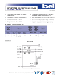 Datasheet 0811-2X6R-19 manufacturer BEL Fuse