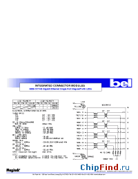 Datasheet 0826-1X1T-43 manufacturer BEL Fuse