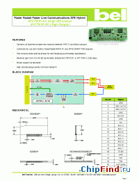 Datasheet APC79101-8V manufacturer BEL Fuse