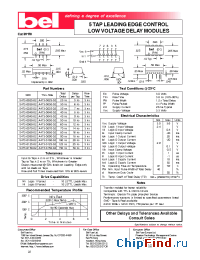 Datasheet S473-0025-02 manufacturer BEL Fuse