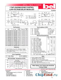 Datasheet S477-0020-06 manufacturer BEL Fuse