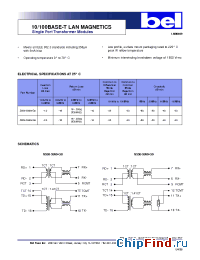 Datasheet S558-5999-G8 manufacturer BEL Fuse