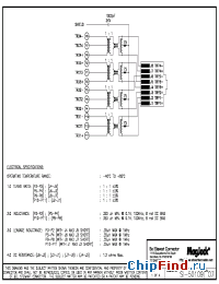 Datasheet SI-50109 manufacturer BEL Fuse
