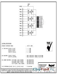 Datasheet SI-50109-F manufacturer BEL Fuse