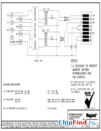 Datasheet SI-53021-F manufacturer BEL Fuse
