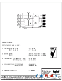 Datasheet SI-55002-F manufacturer BEL Fuse