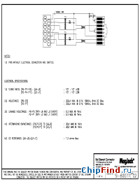 Datasheet SI-60077 manufacturer BEL Fuse