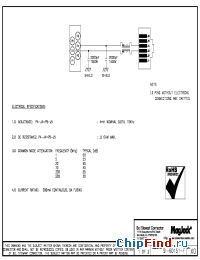 Datasheet SI-60151-F manufacturer BEL Fuse